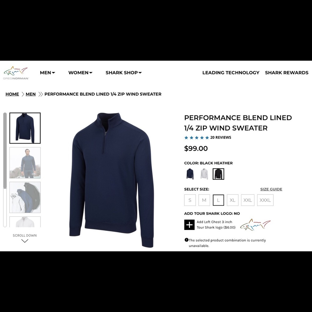 Greg Norman Performance Blend Sweater - image 5
